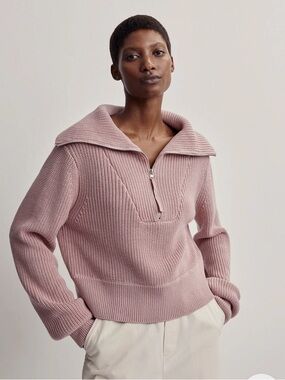 Varley, Mentone Half-Zip Knit Pullover, Size small